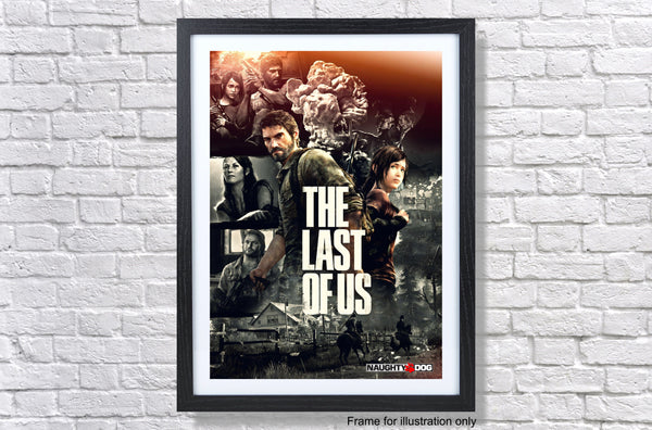 Naughty Dog The Last Of Us Game Poster