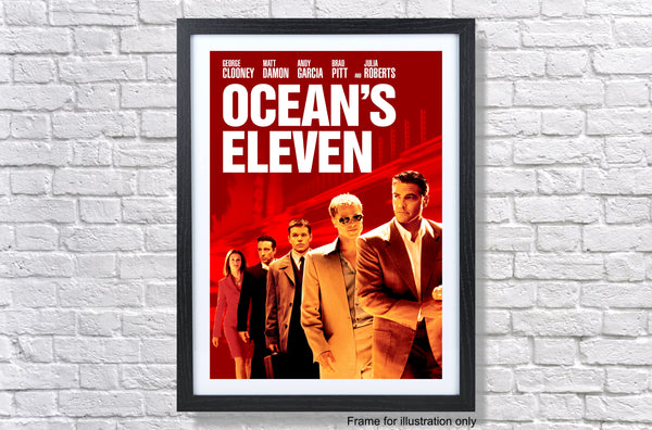 Oceans Eleven 2001 Movie Teaser Poster