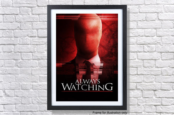 Slender Man Always Watching Poster