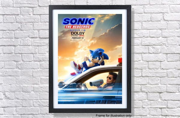 Sonic The Hedgehog 2020 Dolby Movie Poster