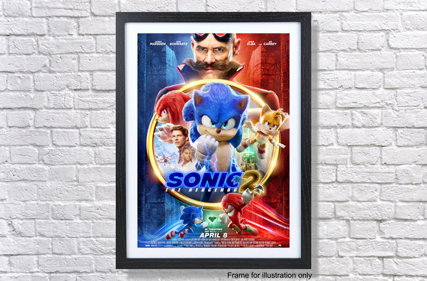 Sonic The Hedgehog 2 2022 Movie Poster