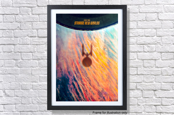 Star Trek Strange New Worlds USS Enterprise Poster