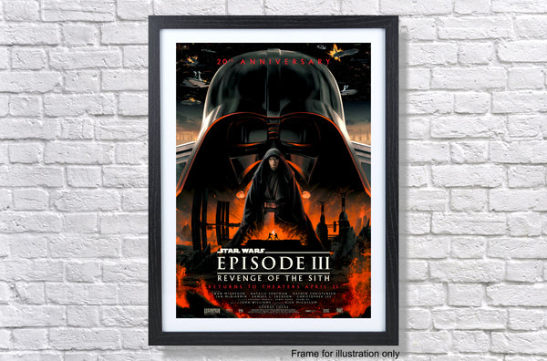 Star Wars Episode III Revenge Of The Sith 20th Anniversary 2025 Poster