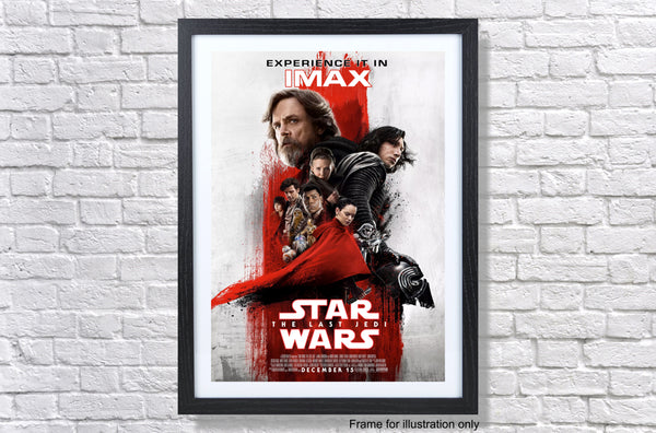 Star Wars The Last Jedi Imax Movie Poster