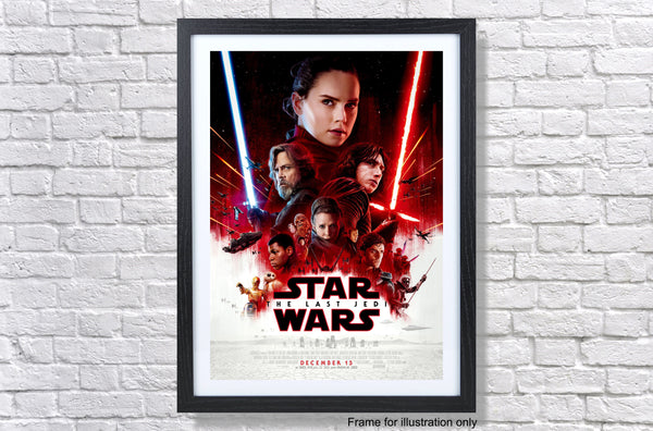 Star Wars The Last Jedi Rey Movie Poster