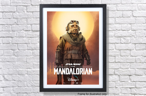 Star Wars The Mandalorian Kuiil Poster