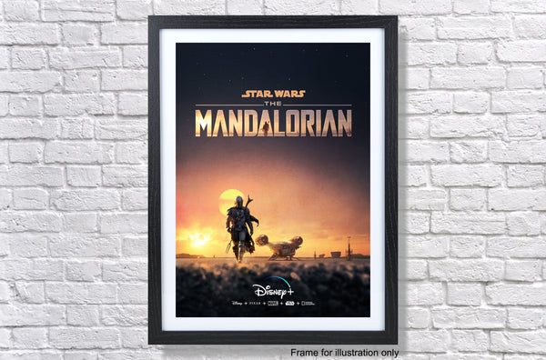 Star Wars The Mandalorian Series Poster