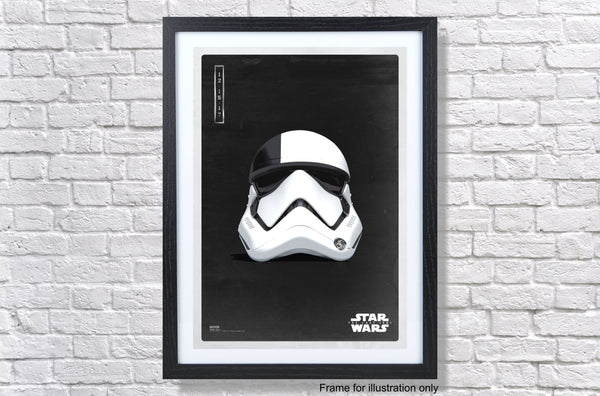 Star Wars The Last Jedi Storm Trooper Helmet Poster