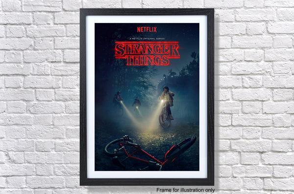 Stranger Things Art Poster Print