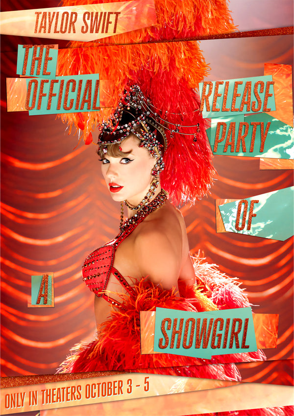 Taylor Swift The Official Release Party Of A Showgirl 2025 Poster