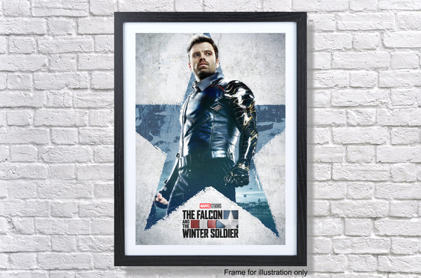 The Falcon And The Winter Soldier Bucky Barnes 2021 Poster