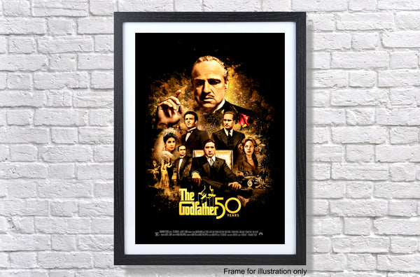 The Godfather 50th Anniversary Movie Poster