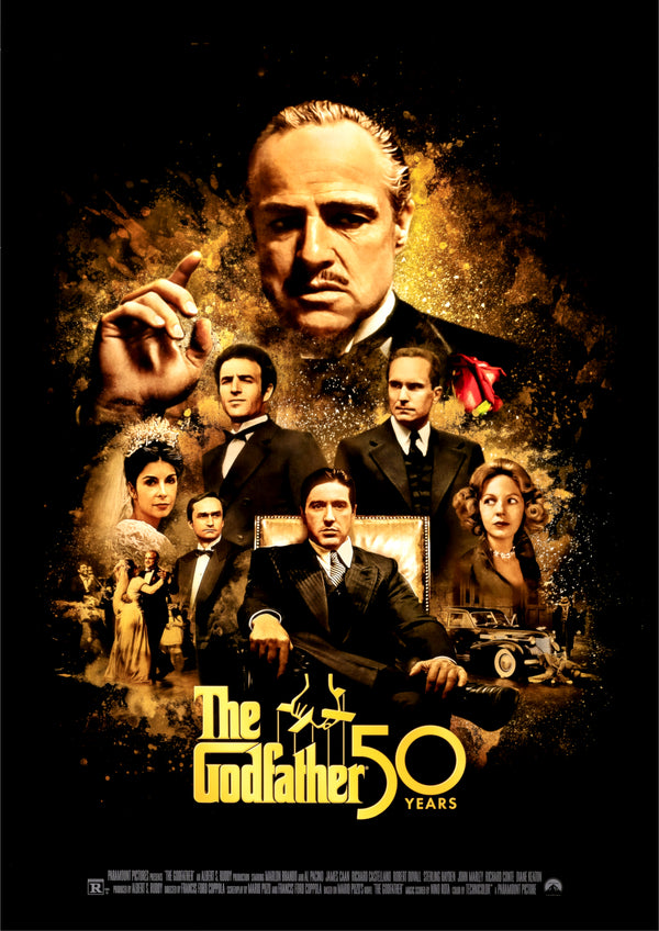 The Godfather 50th Anniversary Movie Poster