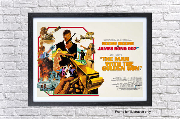 James Bond 007 The Man With The Golden Gun Poster