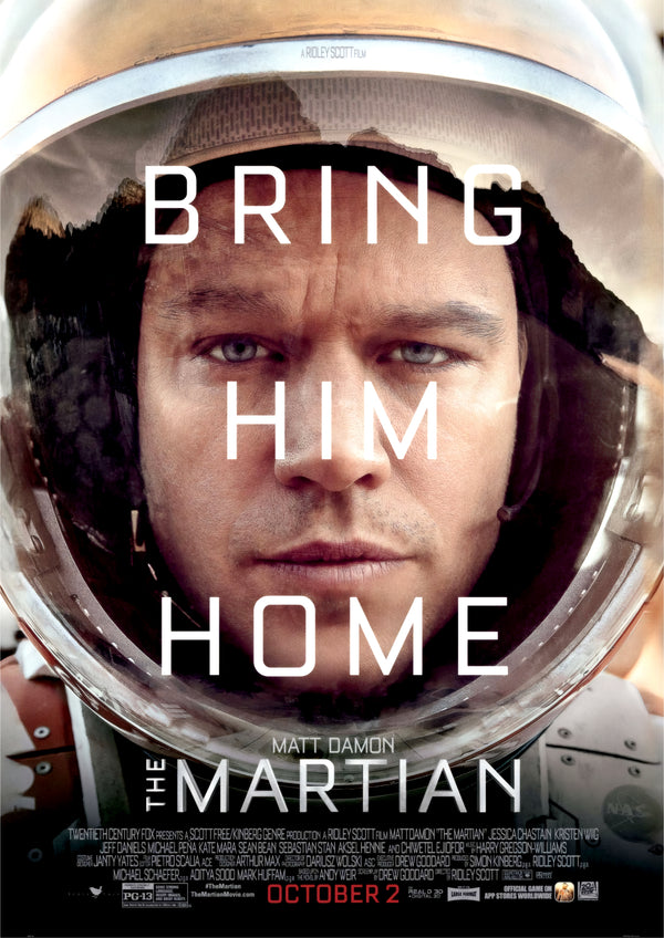 The Martian 2015 Movie Poster