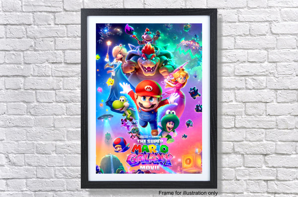 The Super Mario Galaxy Movie 2026 Teaser Movie Poster