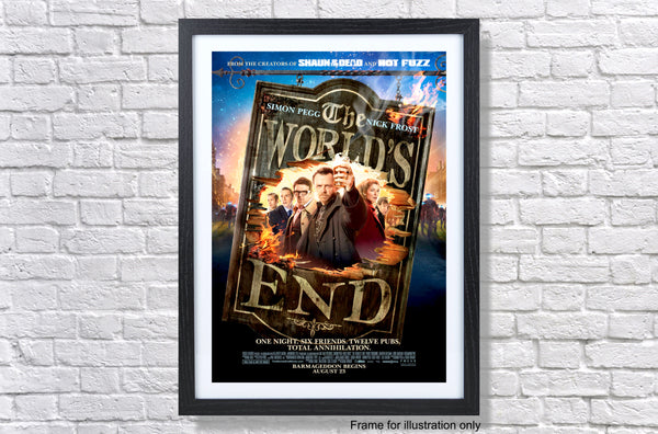 The Worlds End 2013 Movie Poster