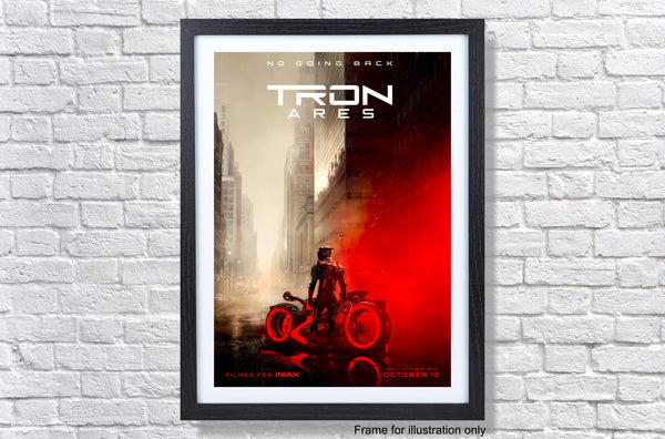 Tron Ares Tron 3 2025 Movie Teaser Poster