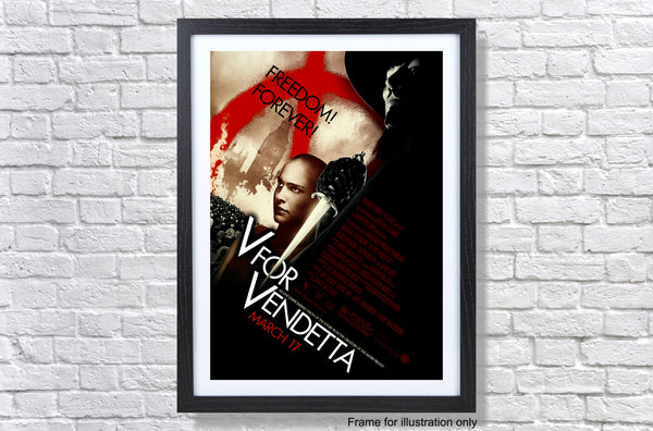 V For Vendetta 2005 Movie Poster