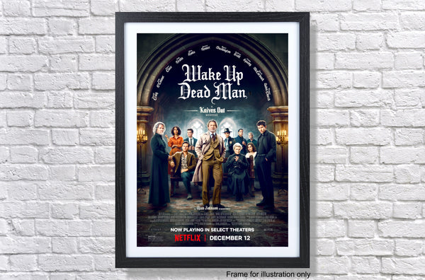 Wake Up Dead Man A Knives Out Mystery 2025 Movie Poster