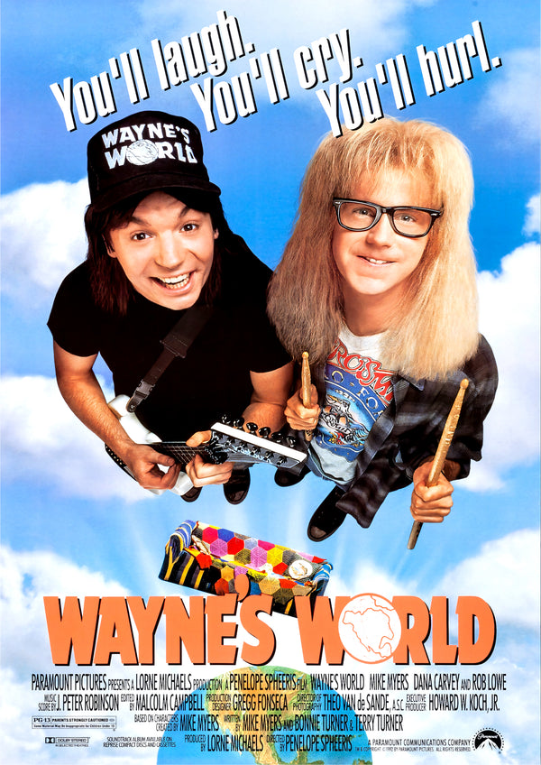 Waynes World 1992 Movie Poster