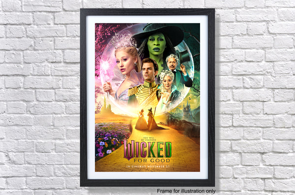 Wicked For Good 2025 Movie Teaser Poster