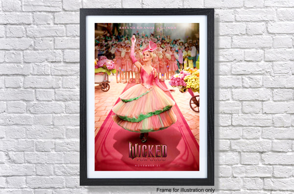 Wicked For Good Ariana Grande Is Glinda 2025 Poster