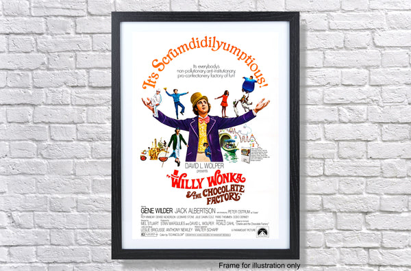 Willy Wonka And The Chocolate Factory 1971 Movie Poster