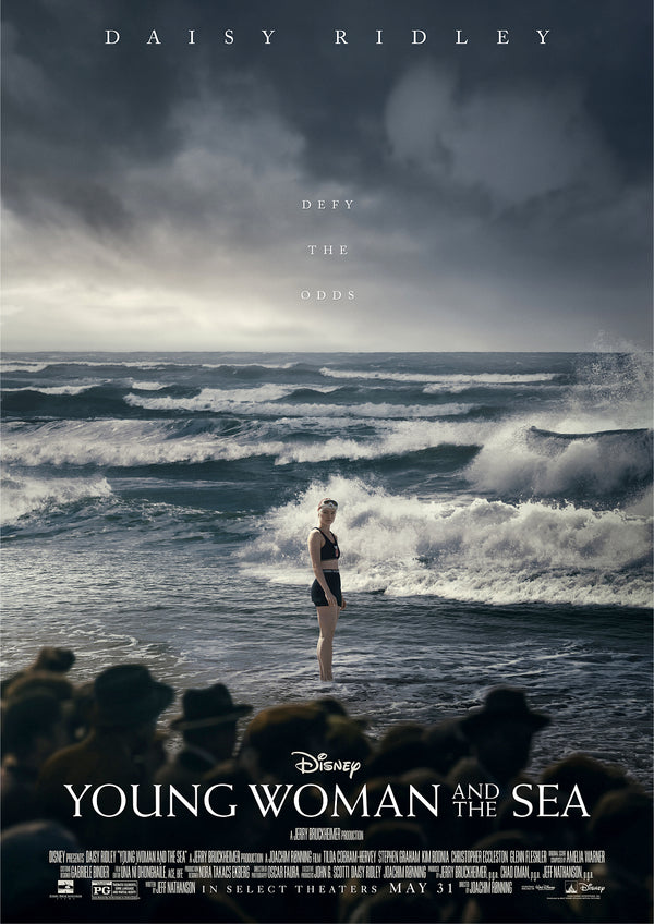 Young Woman And The Sea 2024 Movie Poster