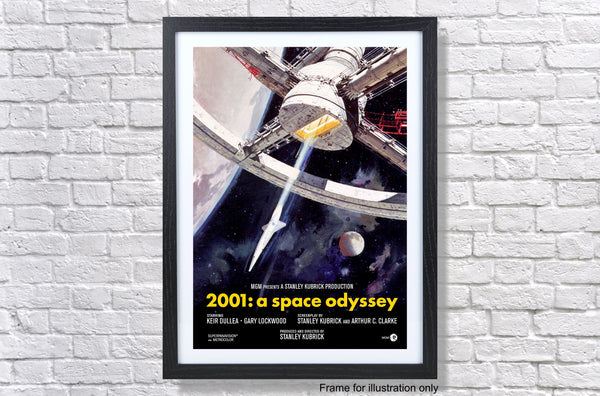 2001 A Space Odyssey 1968 Movie Poster