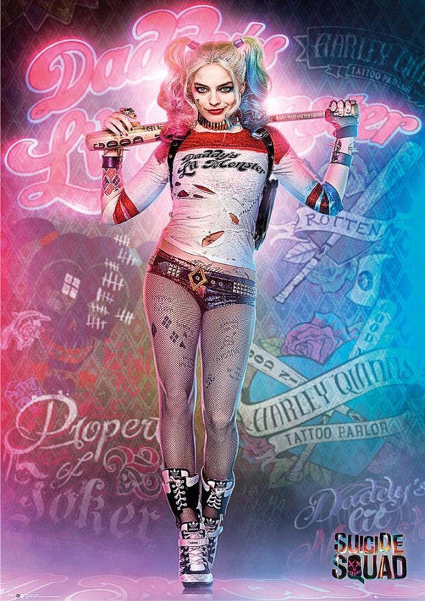 Harley Quinn Suicide Squad Movie Poster Print