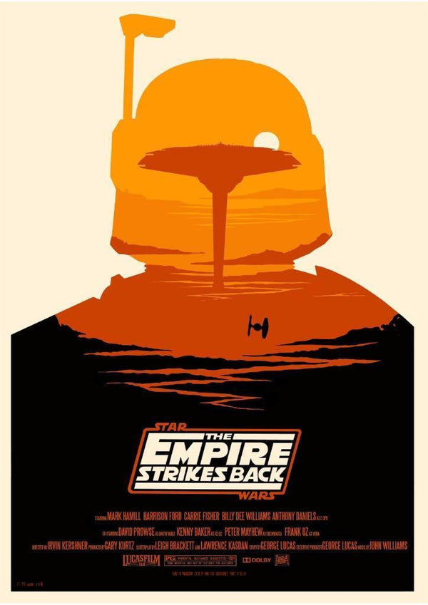 Star Wars The Empire Strikes Back Art Poster Print