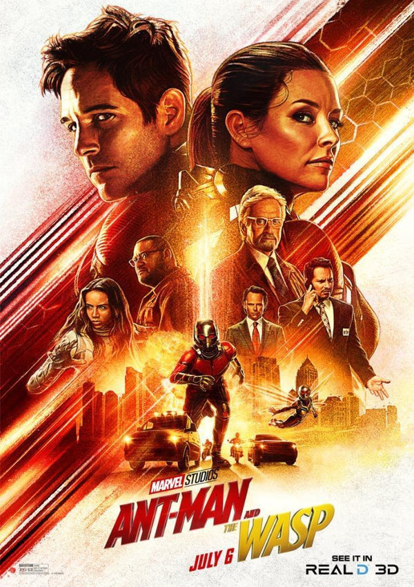 Antman And The Wasp Real 3D Movie Poster