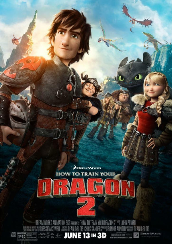 How To Train Your Dragon 2 2014 Movie Poster