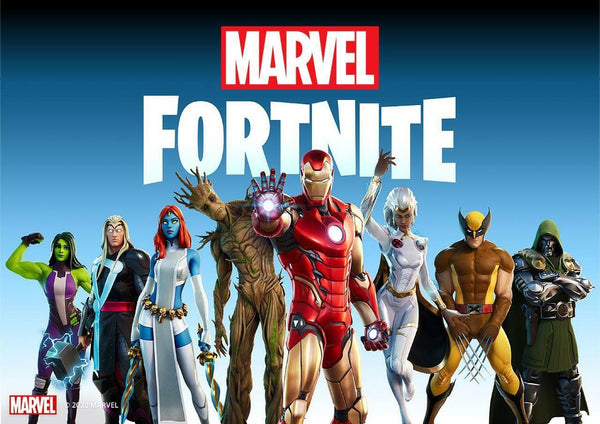 Fortnite Marvel Game Poster