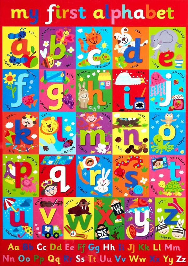 My First Alphabet Pocket Wall Sized Poster