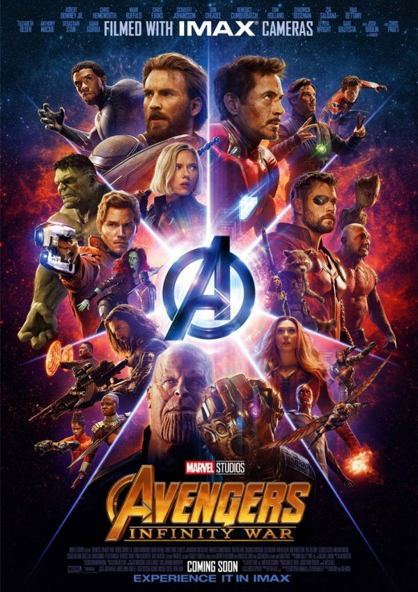 Marvel Avengers Infinity War Imax Movie Poster