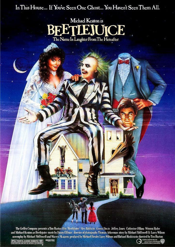 Beetlejuice 1988 Movie Poster