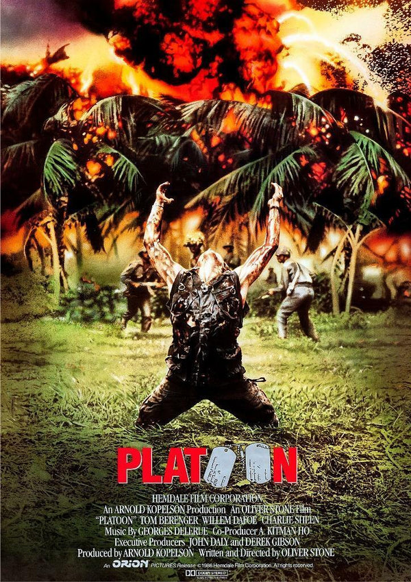 Platoon 1986 Movie Poster