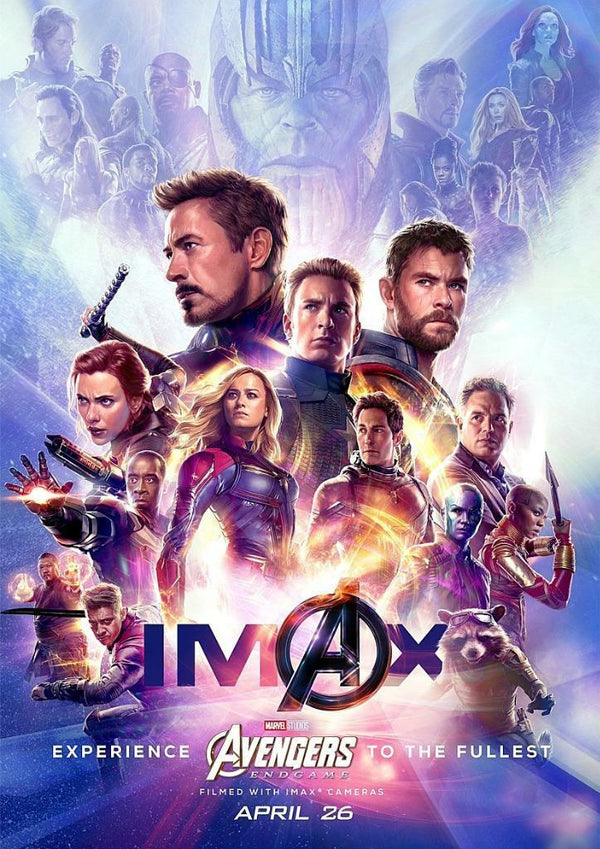 Marvel Avengers Endgame Imax Movie Poster