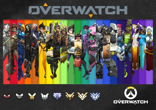 Overwatch Game Characters Poster