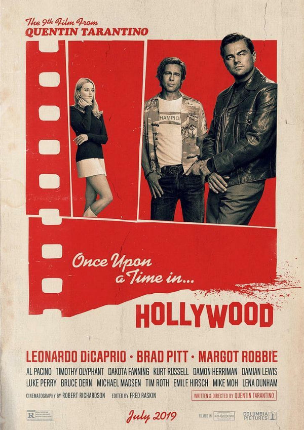 Once Upon A Time In Hollywood 2019 Teaser Poster