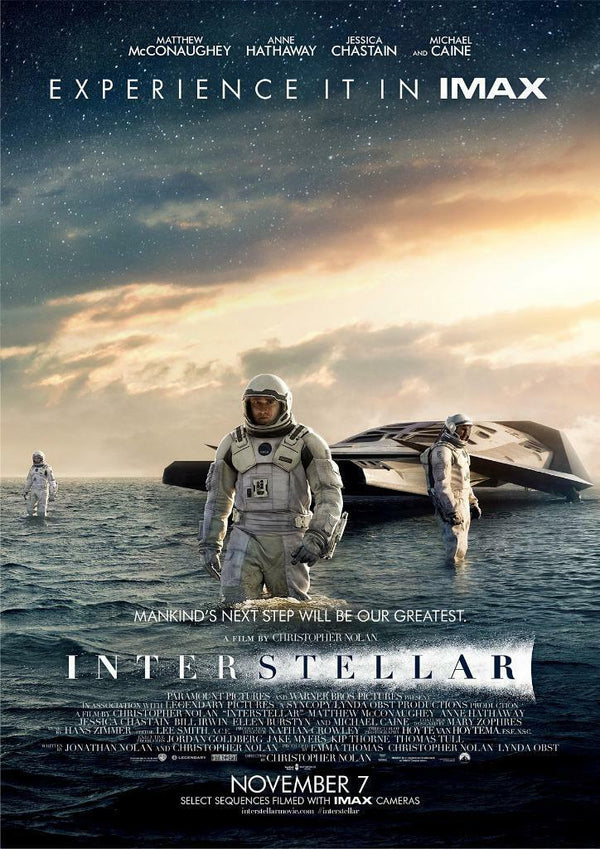 Interstellar 2014 Imax Movie Poster