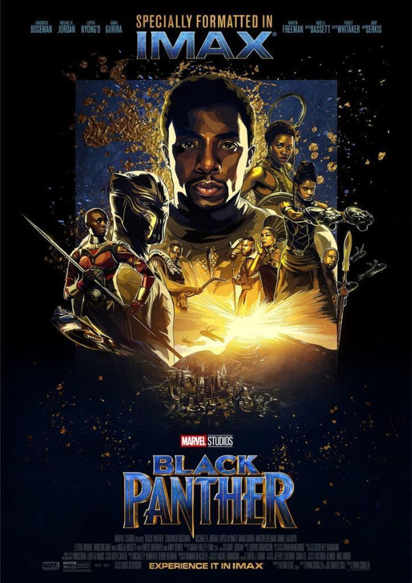 Marvel Black Panther Imax Movie Poster