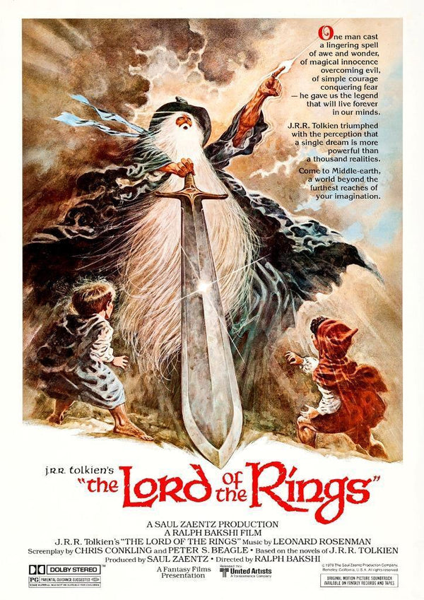 The Lord Of The Rings 1978 Movie Poster