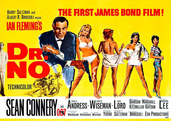 James Bond 007 Dr No Movie Poster