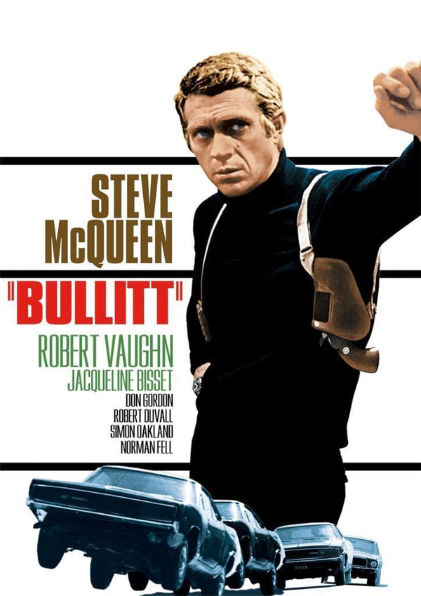 Bulitt Steve McQueen 1968 Movie Poster