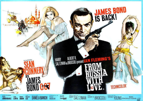 James Bond 007 From Russia With Love Movie Poster