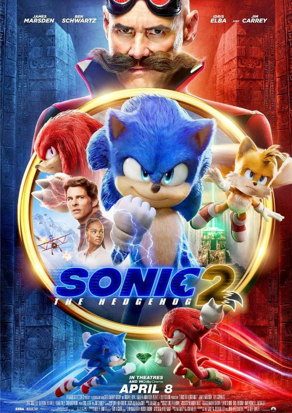 Sonic The Hedgehog 2 2022 Movie Poster