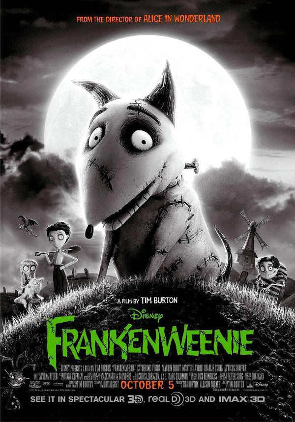 Frankenweenie 2012 Movie Poster